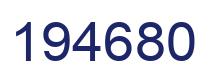 Número 194680 imagen azul
