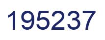Número 195237 imagen azul