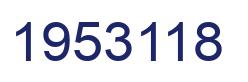 Number 1953118 blue image