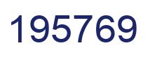 Número 195769 imagen azul
