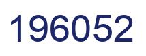 Number 196052 blue image