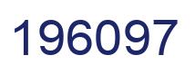 Number 196097 blue image