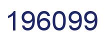 Number 196099 blue image