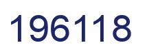 Number 196118 blue image