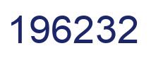 Number 196232 blue image