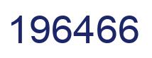 Number 196466 blue image