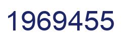 Number 1969455 blue image