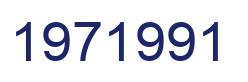 Number 1971991 blue image