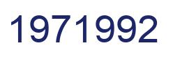 Number 1971992 blue image
