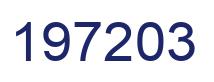 Número 197203 imagen azul