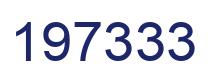 Number 197333 blue image