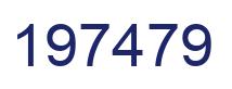Número 197479 imagen azul