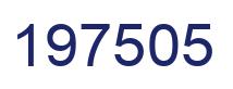 Número 197505 imagen azul