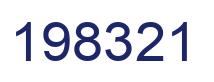 Number 198321 blue image