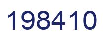 Número 198410 imagen azul