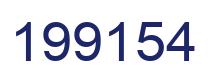 Number 199154 blue image