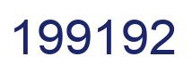 Number 199192 blue image