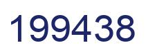 Number 199438 blue image