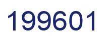 Number 199601 blue image