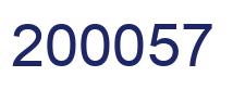 Number 200057 blue image