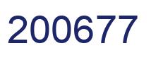 Number 200677 blue image