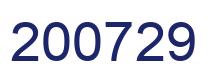 Number 200729 blue image