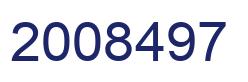 Número 2008497 imagen azul