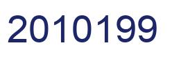 Number 2010199 blue image