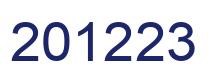 Number 201223 blue image