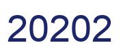 Número 20202 imagen azul