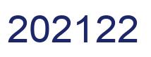 Number 202122 blue image