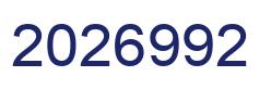 Number 2026992 blue image
