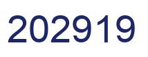 Number 202919 blue image