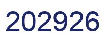 Number 202926 blue image