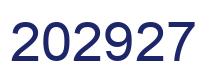 Number 202927 blue image