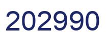 Number 202990 blue image
