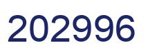 Number 202996 blue image