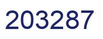 Number 203287 blue image