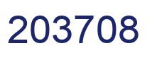 Número 203708 imagen azul