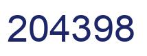 Número 204398 imagen azul