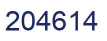 Número 204614 imagen azul