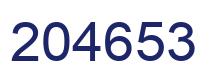 Número 204653 imagen azul