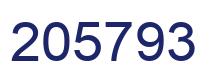 Número 205793 imagen azul