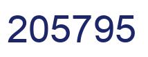 Número 205795 imagen azul