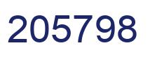 Número 205798 imagen azul