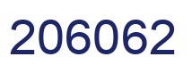 Number 206062 blue image
