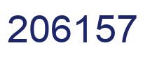Número 206157 imagen azul
