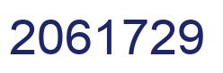 Number 2061729 blue image