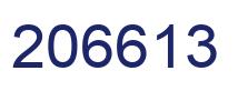 Número 206613 imagen azul