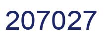 Número 207027 imagen azul